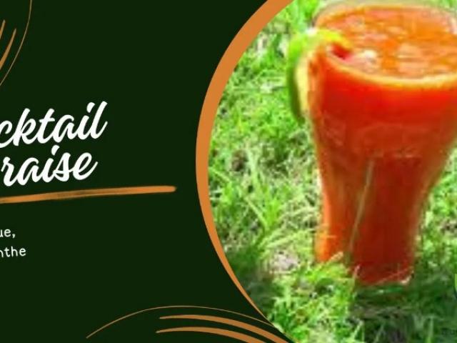 Cocktail fraise mangue