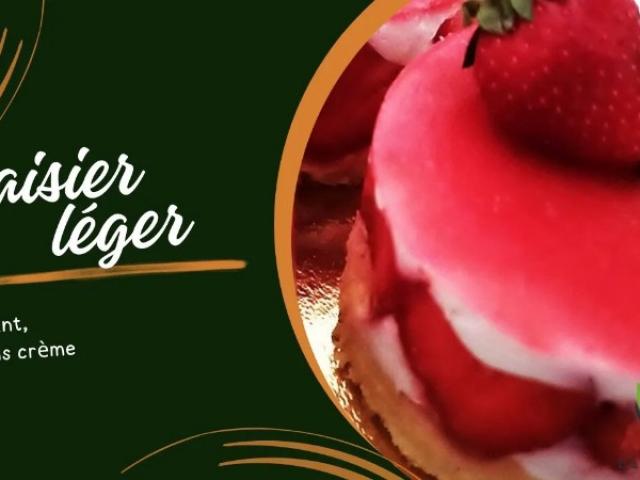 Fraisier léger sans beurre