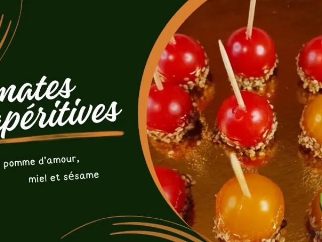 Tomates cerises façon pommes d'amour